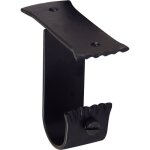 Homemaison - paire de supports plafond en fer forgé noir diam 28mm Homemaison - paire de supports plafond en fer forgé noir diam 28mm