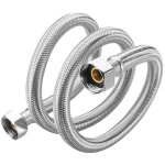 Paire de tuyaux flexibles 40cm tuyaux d'eau chaude et froide chaudi�re 1 / 2x1 / 2 dgo - 171