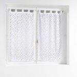 Douceur d'int�rieur - paire de voilages � passants 60x160 maille manon