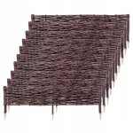Palissades en osier naturel pour jardin, cltures dcoratives pour dlimiter, orner et sublimer votre ...