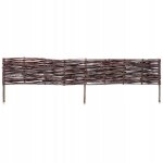 Palissades en osier naturel pour jardin, cltures dcoratives pour dlimiter, orner et sublimer votre ...