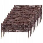 Palissades en osier naturel pour jardin, cltures dcoratives pour dlimiter, orner et sublimer votre ...