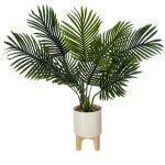 Atmosphera - palmier artificiel pot cramique h72cm crateur d'intrieur