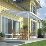 Palram - toit couv terrasse feria 3 x 3m - blanc - canopia by Palram - toit couv terrasse feria 3 x 3m - blanc - canopia by