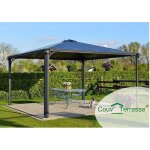 Palram - tonnelle de jardin alu - 12, 9m - gris - canopia by