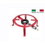 Palumbo tondo 50 br�leur � gaz avec robinet de r�glage 50cm