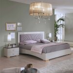 Panaca - ensemble lit 160x200cm avec leds + 2 chevets Panaca - ensemble lit 160x200cm avec leds + 2 chevets