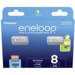 Panasonic - pile rechargeable lr6 (aa) nimh eneloop eneloop hr06 2000 mah 1. 2 v 8 pc(s) x926882