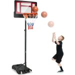 Costway - panier de basketball sur pieds avec hauteur r�glable 90 - 210 cm, support de basket portable ...