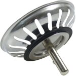 Panier pour bonde d'vier de cuisine 80 mm - crpine universelle acier inoxydable, bouchon panier pop ...