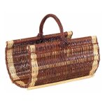 Aubry gaspard - panier � b�ches en osier brut et �corc�