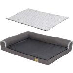 Panier chien dhoussable, canap chien matelas orthopdique en mmoire de forme idal pour chiens de ...
