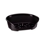 Panier - corbeille siesta deluxe taille 8 - 8259, 525 cm - noir - ferplast