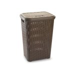 Panier imitation osier 43x35. 5xh. 62 cm - talla