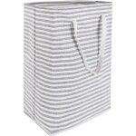 Panier � linge, 75l panier a linge pliable avec poign�es, grande capacit� corbeille � linge imperm�able ...