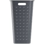 Panier � linge avec couvercle curver softex 56l anthracite