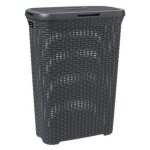 Panier  linge 40 l gris fonc - curver