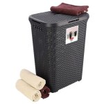 Panier  linge 60l conteneur  linge - curver