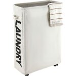 Panier � linge panier � linge mince roulant avec support trieur et organisateur �tanche pliable sur roulettes ...