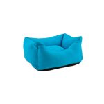 Panier mousse nayeco pour chiens et chats - bleu - 76x60x21cm - 06882