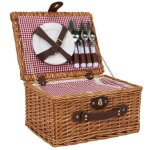 The home deco factory - panier de pique nique pour 4 personnes