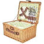 The home deco factory - panier de pique nique pour 4 personnes vert The home deco factory - panier de pique nique pour 4 personnes vert