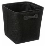 Five simply smart - panier de rangement anses 'mix n'modul' 31cm noir