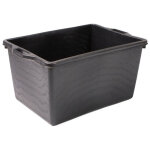 Panier rectangulaire asti noir l 65 65x42 h 33 ics