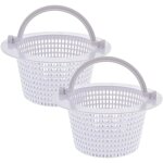 Coavas - panier rond pour skimmer de piscine hors sol, avec poignée pour un retrait facile, paquet de ... Coavas - panier rond pour skimmer de piscine hors sol, avec poignée pour un retrait facile, paquet de ...