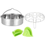 Panier vapeur et support � ?ufs pour autocuiseur et friteuse �lectrique - accessoire cuisine