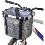 Panier de v�lo avant pliant, amovible v�lo guidon panier, cycle avant toile panier transporteur sac pet ...
