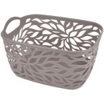 Pani�re � linge  motif v�g�tal  3, 5l taupe