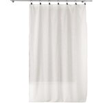 Panneau a anneaux rideau voile 140 x 240 cm linkae blanc Panneau a anneaux rideau voile 140 x 240 cm linkae blanc