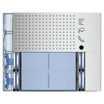 Panneau avant 4 boutons double colonne module de son 351181 - bticino