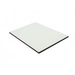 Mccover - panneau de bardage stratifi hpl compact - coloris - crme, epaisseur - 6 mm, largeur - 130 ...