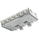 Panneau de brassage 6 ports teleg�rtner 100006992 cat 6a 3 uh r02776