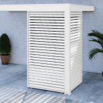 Ombrea - panneau brise - vue horizontal 1, 3m vs - blanc