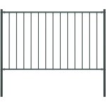 Vidaxl ? panneau de cl�ture en acier thermolaqu� 1, 81 x 1, 25 m ? r�sistant aux intemp�ries ? couleur ...