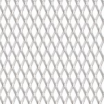 Panneau de cl�ture s�curit�, panneau de grillage de jardin acier inox 100x85 cm 20x10x2 mm - 25715