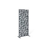 Idmarket - panneau d�coratif universel flower - 150 x 50 cm - gris