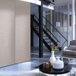 Panneau japonais tamisant uni - taupe - l60 x h300cm