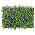 Panneaux de mur de gazon artificiel, 40x60cm haies artificielles panneaux cl�ture topiaire criblage pour ...