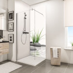 Panneau mural 90 x 210 cm, revtement pour douche et salle de bain, dcodesign photo schulte pierres ...