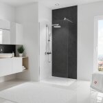 Panneau mural ardoise, revtement pour douche et salle de bain, dcodesign softtouch schulte 100 x 255 ...
