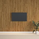 The living store - panneaux muraux aspect bois marron pvc 2, 06 m - panneau mural - revtement mural ...