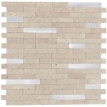 Dalsys - panneaux muraux autocollants aspect pierre 1m, 11 pices revtement mural rsistant  l'humidit, ...