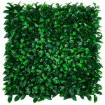 Vivol - panneaux muraux haie artificielle feuille de laurier - lot de 4 - 50x50x4cm Vivol - panneaux muraux haie artificielle feuille de laurier - lot de 4 - 50x50x4cm