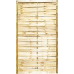 Panneau pare - vent en bois de pin impre'gne' e'cran 90x180 cm pour les espaces exte'rieurs jardins piscines ...