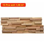 Le poisson qui jardine - panneaux parement mural en bois. 10 pièces. 1, 08 m² effet 3d - bois Le poisson qui jardine - panneaux parement mural en bois. 10 pièces. 1, 08 m² effet 3d - bois