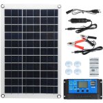 Panneau solaire 100w + kit de contrleur lcd 10 - 100a pour caravane van bateau rv voiture / camping / ... Panneau solaire 100w + kit de contrleur lcd 10 - 100a pour caravane van bateau rv voiture / camping / ...